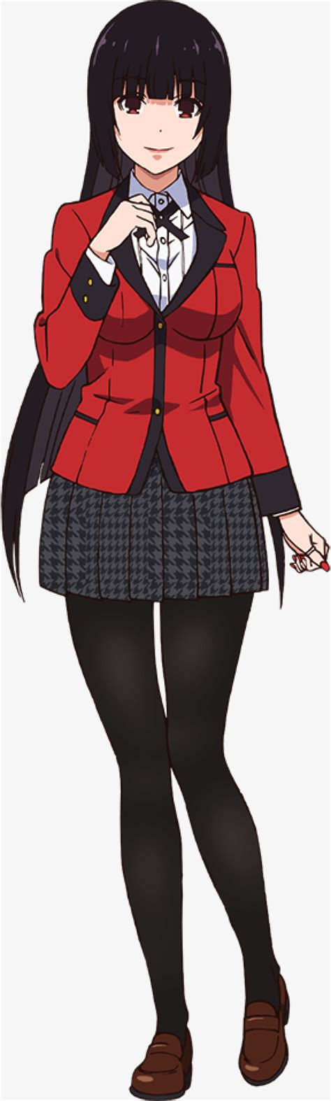 Anime Character Png Kakegurui Yumeko Full Body Transparent Png