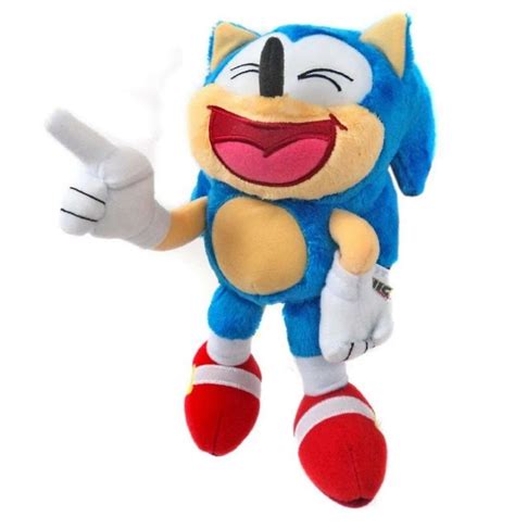 Plush Toy Sonic The Hedgehog Classic Sonic 8 Inch Laughing