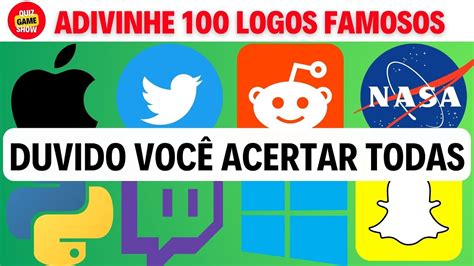 ADIVINHE A MARCA PELO LOGO 100 LOGOS DIFÍCEIS LOGOS FAMOSAS DE