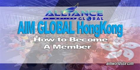 Join Aim Global Hong Kong How To Become A Member