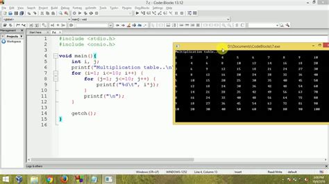 Python Multiplication Table For Loop Python Multiplication Table