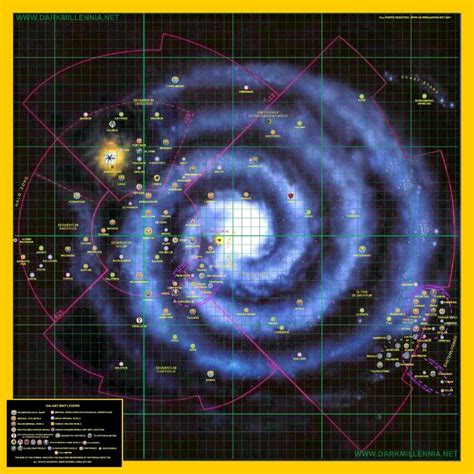 Warhammer 40k Dark Millennia Galaxy Map Galaxy Map Milky Way