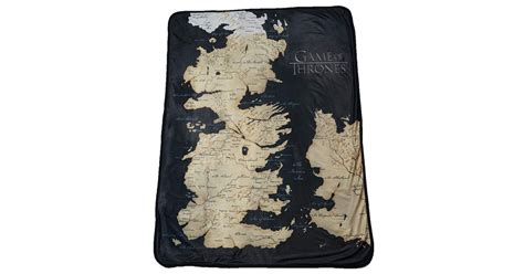 Map Of Westeros Fleece Throw Blanket Best Game Of Thrones Ts