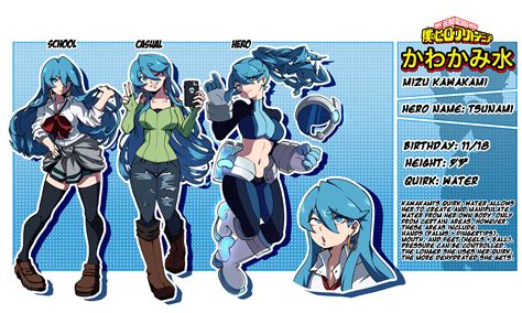 Bnha Oc Mizu Kawakami By Sakisaipi On Deviantart Character Design