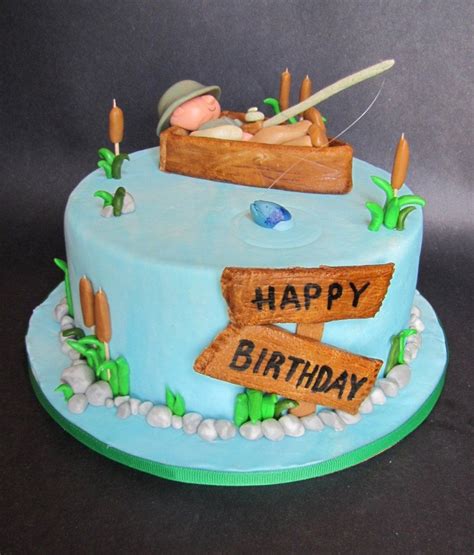 Gone Fishing On Cake Central Fish Cake Birthday Bithday Cake