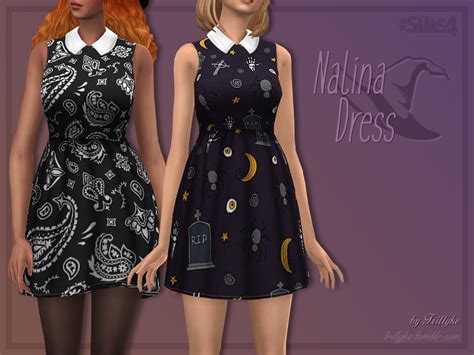 Sims 4 Cc Finds — Trillyke Nalina Dress A Fit And Flare Style
