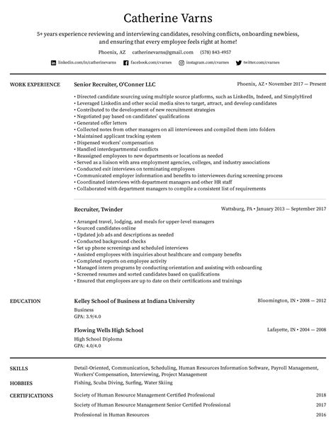 Recruiter Resume Example 2023 All You Need To Know 2023 Images And