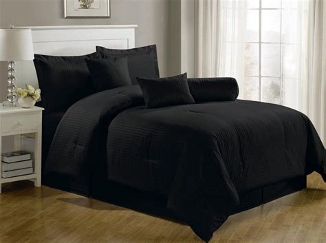 Black Bedding Sets And More In Black Bed Set Black Comforter