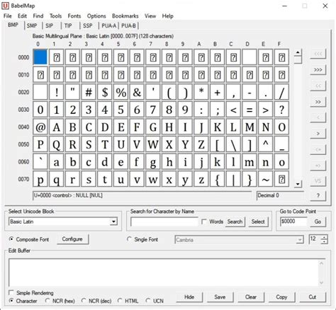 Babelmap Excelente Mapa De Caracteres Para Windows En Todas Sus Versiones