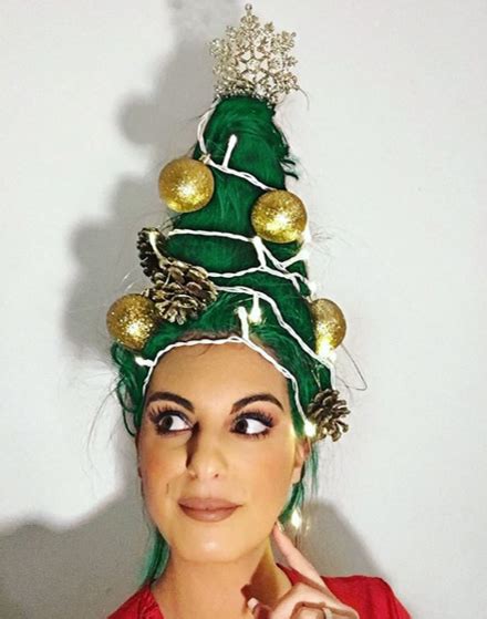 The Christmas Tree Hair Trend Is Back And Its Better Than Ever — Q