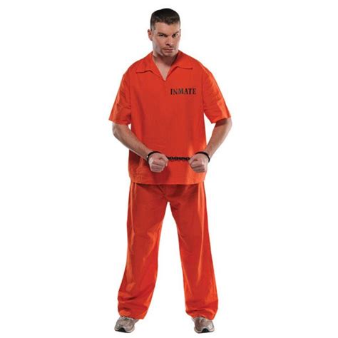 Orange Inmate Costume For Men In 2021 Halloween Prisoner Costume