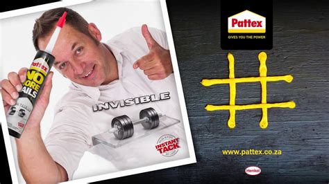 Pattex No More Nails Invisible Youtube