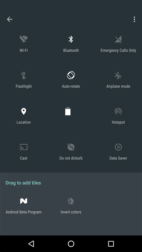 Android N Feature Spotlight The New Quick Settings Menu Includes Mini