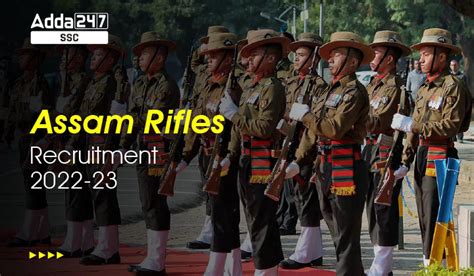 Assam Rifles Recruitment Notification Apply Online Job Carnival