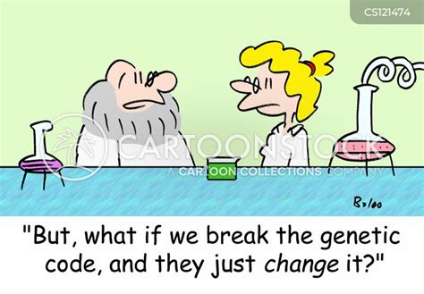 Genetic Codes Cartoons And Comics Funny Pictures From Cartoonstock