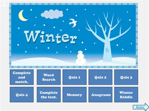 Winter Quiz Teaching Resources