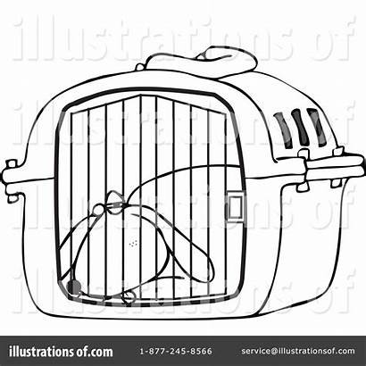 Dog Clipart Kennel Drawing Illustration Coloring Chevy