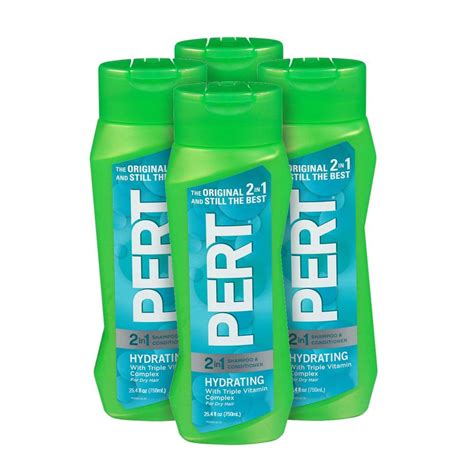 Pert Hydrating 2 In 1 Shampoo And Conditioner 254 Ounce Pack Of 4