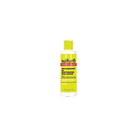 Sulfur8 Medicated Anti Dandruff Oil Moisturizing Hair Lotion 8 Fl Oz