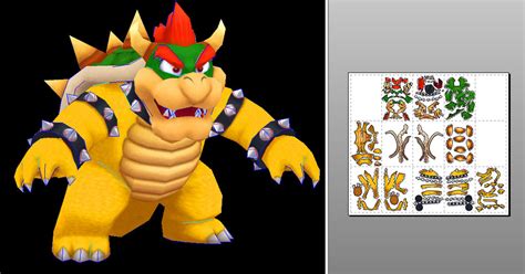Bowser Papercraft By Darktrainerhawk On Deviantart Images And Photos