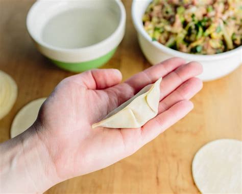 How To Make Pork Dumplings Step By Step Recipe The Kitchn