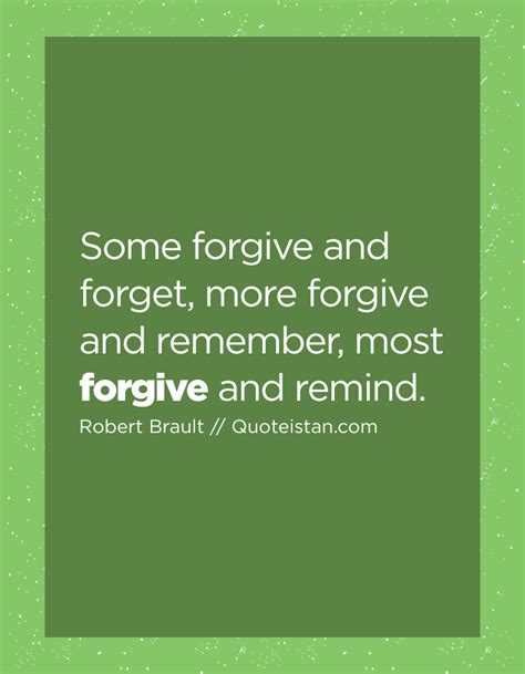 Some Forgive And Forget More Forgive And Remember Most Forgive And
