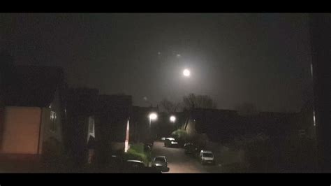 Why The Moon So Close And Bright Tonight In West Sussex England Uk