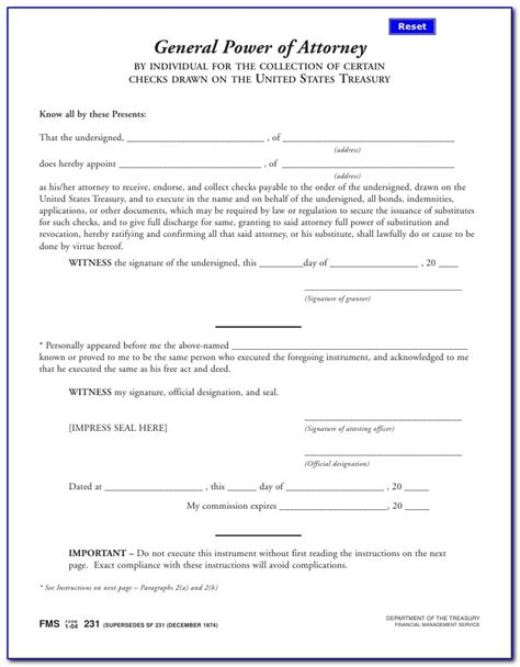 Printable Power Of Attorney Form Virginia Printable Forms Free Online