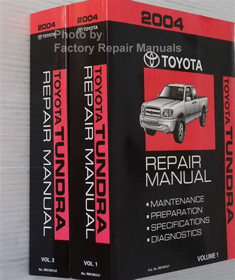 2004 Toyota Tundra Factory Service Manual Set Original Shop Repair