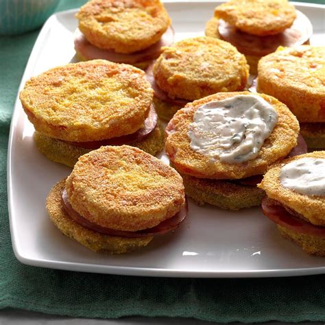 Fried Green Tomato Stacks Recipe How To Make It