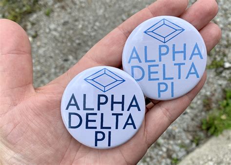 Alpha Delta Pi Pin Buttons The 1851 Shop