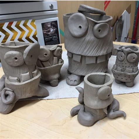 Resource Clay Monster Planters Ceramics Projects Clay Projects