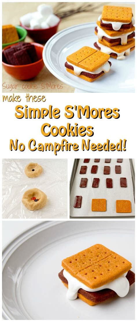 Smores Cookies And No Campfire Needed Smores Cookies Macaron Cookies