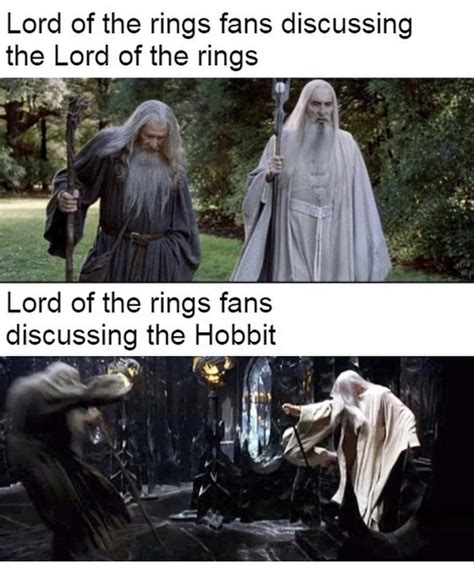 Lord Of The Rings Fans Discussing The Lord Of The Rings