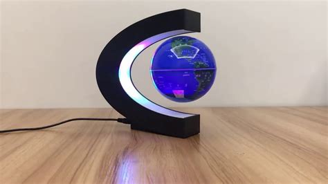 Electronic Magnetic Floating Globe With Multicolor Led Youtube