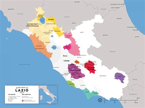 A Roma Lazio Italia Mappa Roma Lazio Mappa Lazio Italia