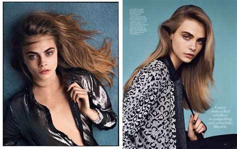 Streeters News Vogue Uk January 2014 Cover And Cover Story Cara