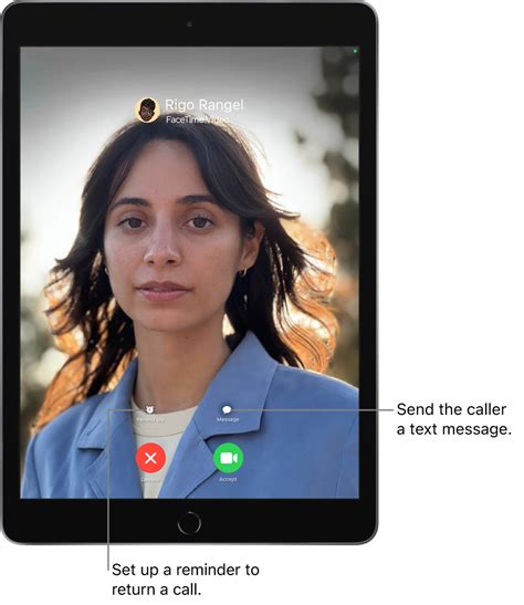 Make And Receive Facetime Calls On Ipad Apple Support Rs