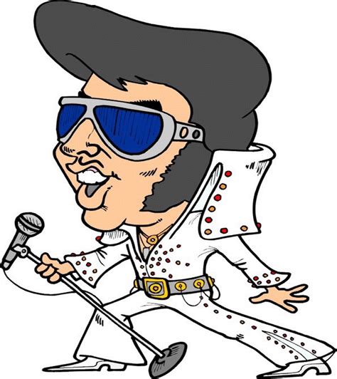Clip Art Elvis Presley Cartoon Clip Art Library