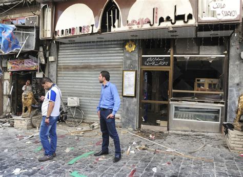 Syria Civil War Double Suicide Attack Rocks Damascus