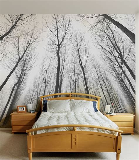Das schlafzimmer ist weit mehr als nur ein schöne und günstige schlafzimmer fototapeten bei fototapete.de. Fototapete Wald im Schlafzimmer - Ideen für wundervolle ...