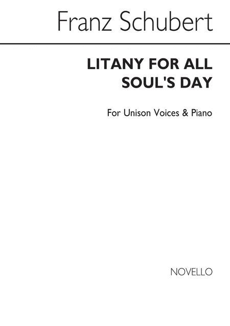 Print and download litany for all saints sheet music composed by franz schubert arranged for organ. Litany (English/German) Piano By Franz Schubert (1797-1828) - Choral Score Sheet Music For Voice ...