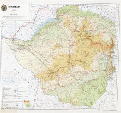 Rhodesian Maps Archive Of Rhodesia