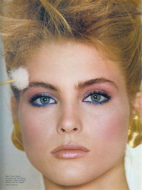 Kim Alexis Blue Eyes 80s Makeup Looks 80s Makeup 1980s Makeup