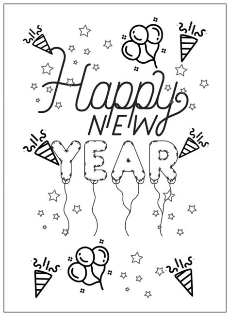 Free Printable New Year Worksheets For New Year Eves Activites New