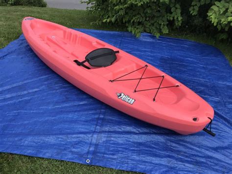 Pelican Boost 100 10 Sit On Top Recreational Kayak Color Salmon For
