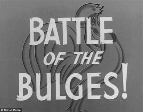 How To Win The Battle Of The Bulges British Pathé Video Shows How
