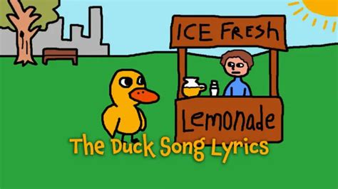 The Duck Song Lyrics 1 2 And 3 Free Printable Pdf