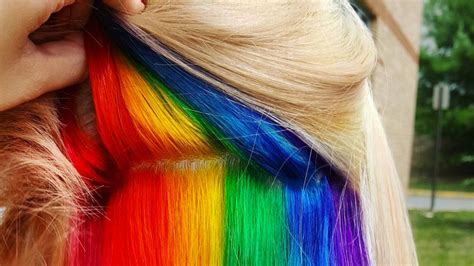 Hidden Rainbow Hair Is A Trend You Wont See Coming Huffpost Life