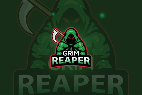 Grim Reaper Logo E Sport Gaming Gráfico Por The1stwinner · Creative Fabrica